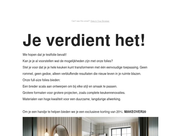 Tijd voor een makeover