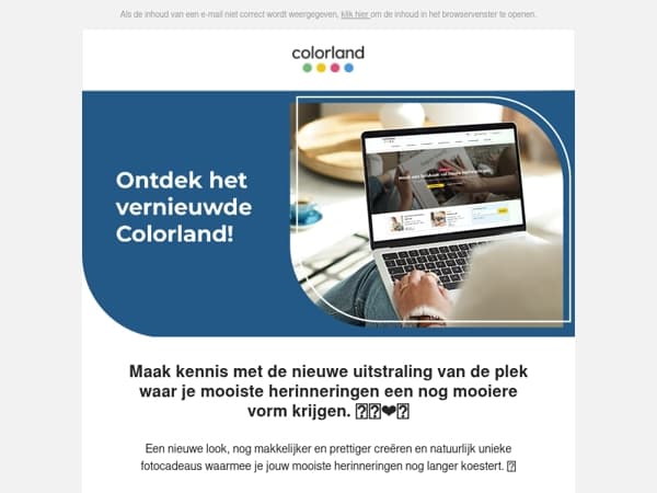 Ontdek het vernieuwde Colorland!