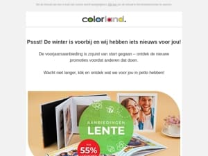 Het is al LENTE - het is tijd voor iets nieuws!