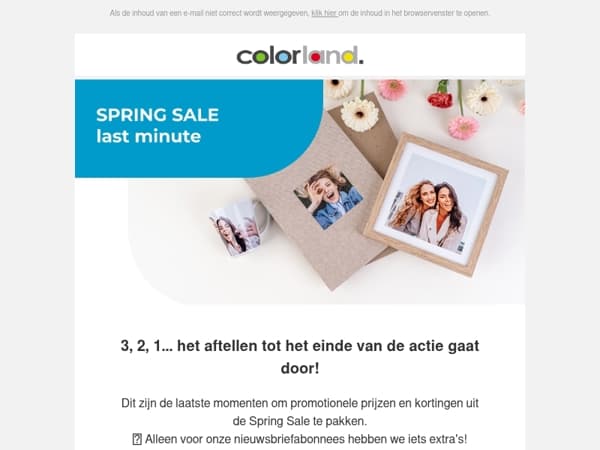 Laatste kans op MEGA kortingen!