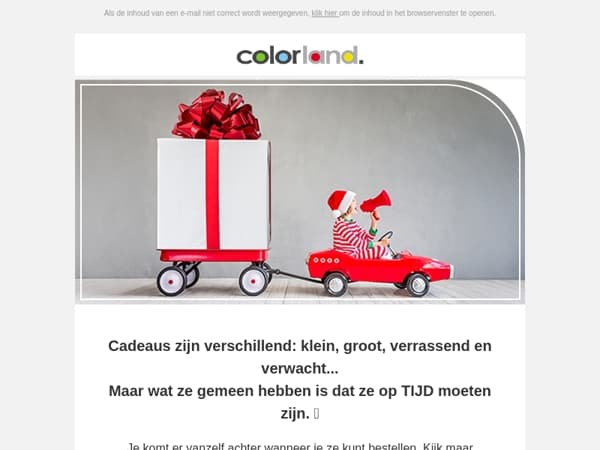 HO HO, het is al tijd om te bestellen!