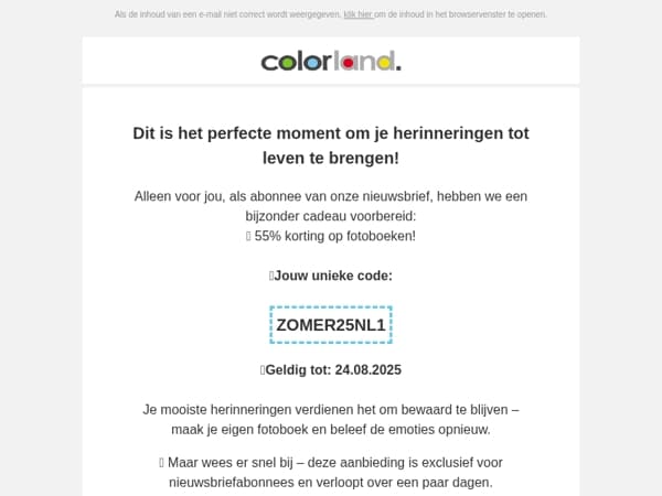 Alleen voor jou: een unieke korting op fotoboeken 📖✨