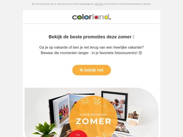 Vakantiekortingen zijn net van start gegaan!