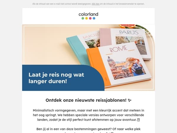 Laat je reis nog wat langer duren!