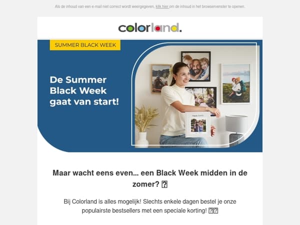 De Summer Black Week gaat van start!