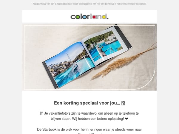 Alleen voor jou: Starbook 35% goedkoper! ❤️