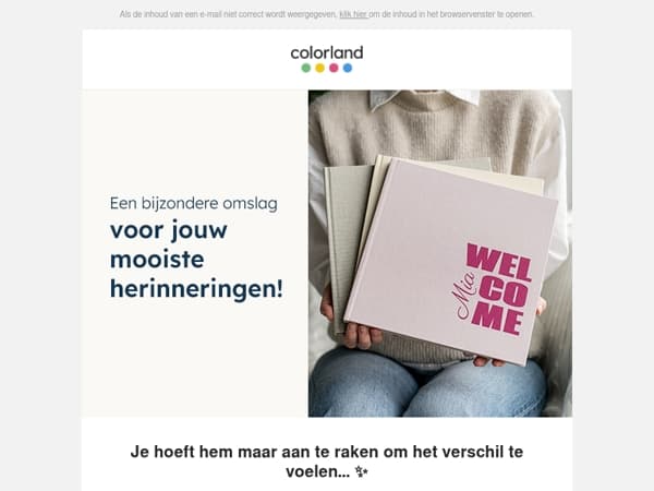 Een bijzondere omslag voor jouw mooiste herinneringen!