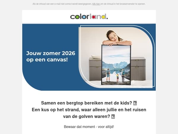 Een herinnering aan je reis? Een foto op canvas!