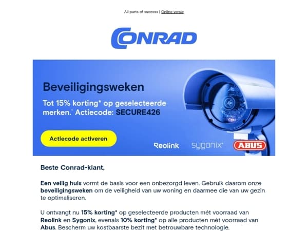 🛡️ Beveiligingsweken: tot 15% korting*