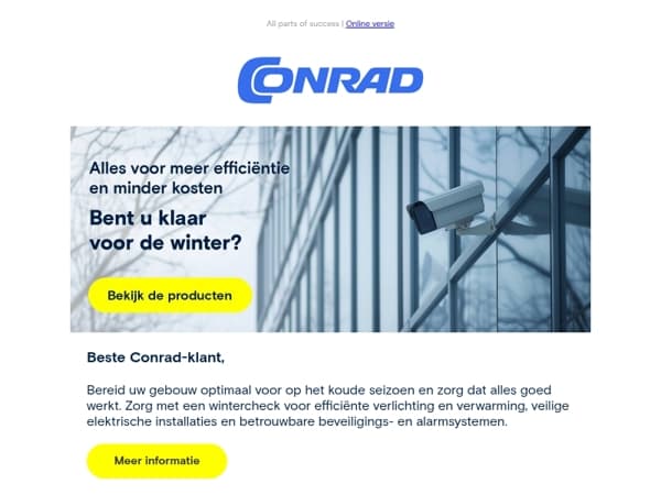 Wintercheck voor uw gebouwen.