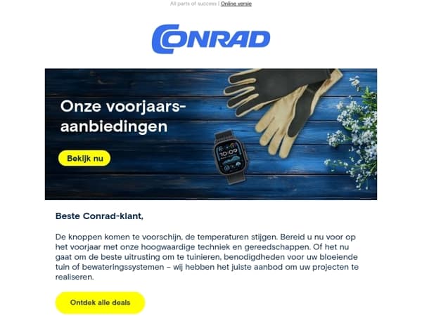 Lentegereedschap - klaar voor het nieuwe seizoen