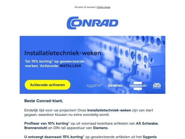 💸 Nu besparen: tot 15% korting op installatietechniek!
