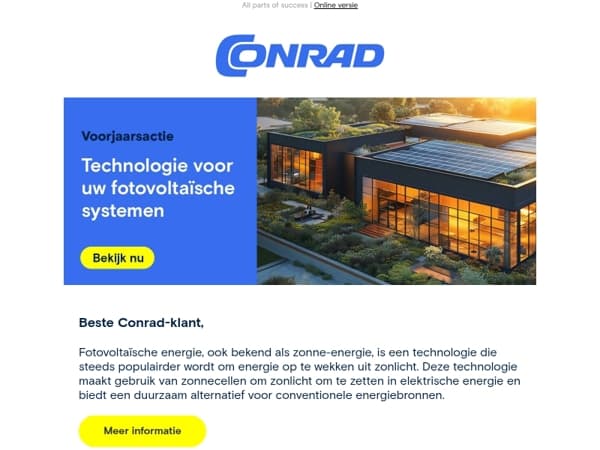Technologie voor uw fotovoltaïsche systemen