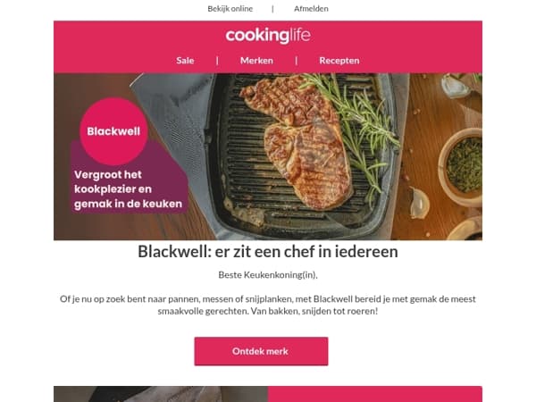 Koken begint bij Blackwell 🍳🔪