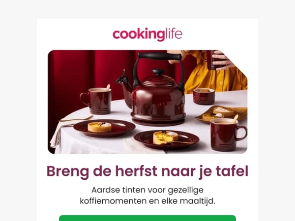Dit kan je tafel wel gebruiken  🍂