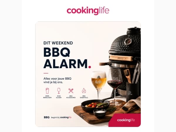 BBQ Alarm! 10% korting op alles voor jouw BBQ.
