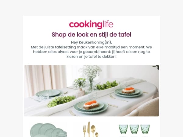 Zo dek je de tafel van je dromen ✨