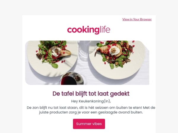 👀🍽️ Eet je vanavond buiten  ?