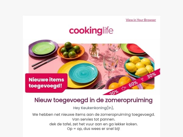 Nieuw in de zomeropruiming 🔥