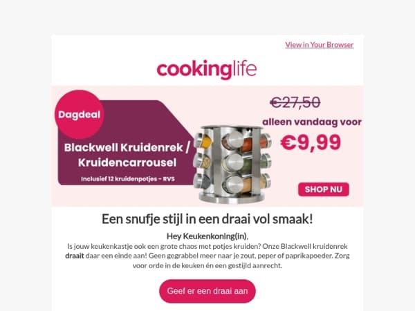 Met deze dagdeal draai je aan geluk 🧂