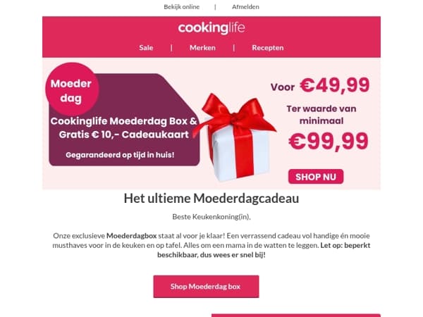 Een doos vol liefde, speciaal voor Moederdag