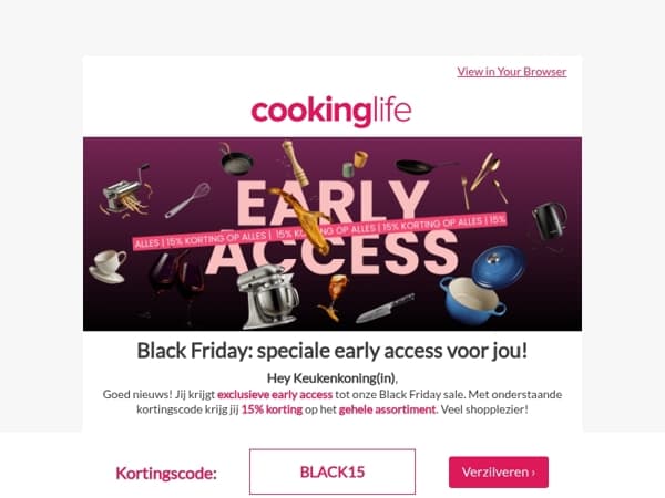 Jij mag als eerste shoppen, Black Friday is begonnen! 🎉