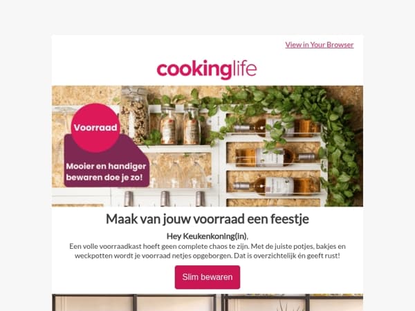 Tijd om je voorraadkast op te frissen! 🫙