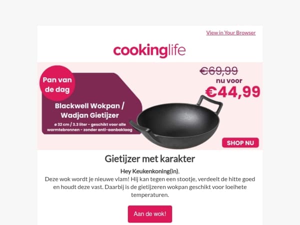 Pan van de dag met vlammende prestaties 🔥
