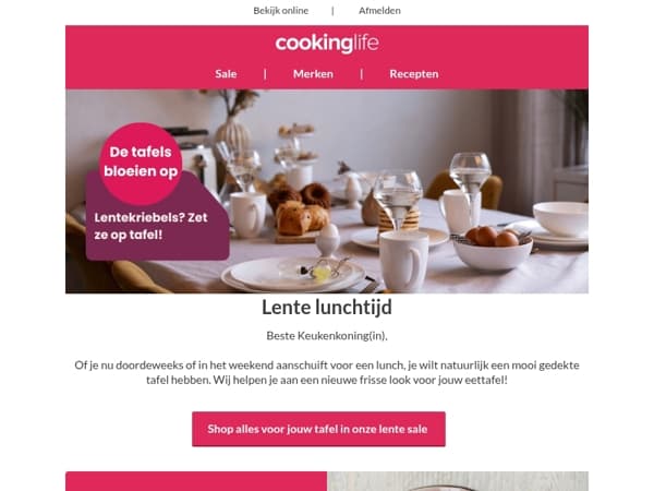Lunchen in de lente? Zo doe je dat in stijl 🌞🍽