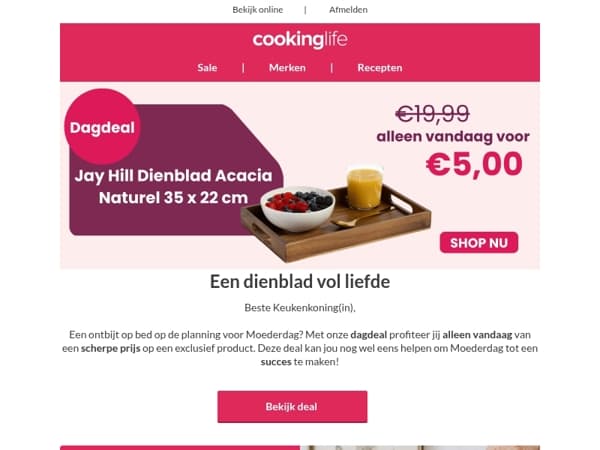 De dagdeal waar iedere moeder blij van wordt ❣️