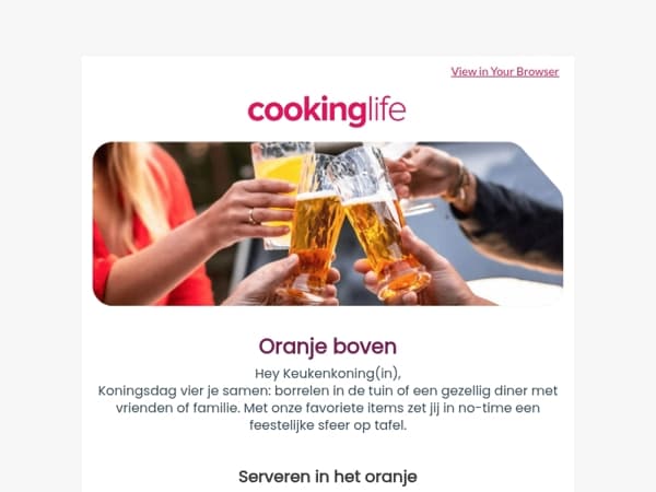 👑 Koningsdag begint aan tafel