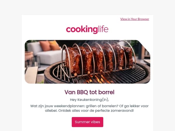 Tijd voor BBQ & borrel! 🔥