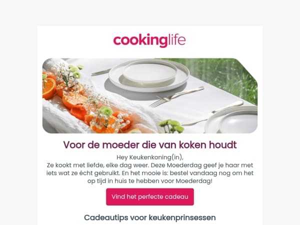 Ze kookt met liefde, geef haar dat terug 🍳🩷