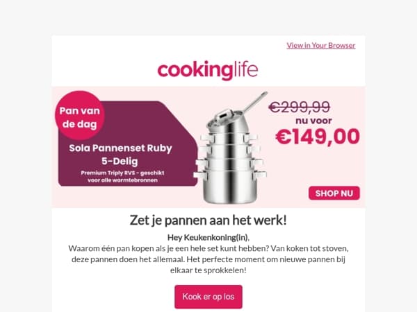 Alles in één: roeren, pruttelen en koken doe je met deze set 🍲