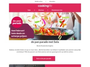 Sola in de spotlight met de pan parade