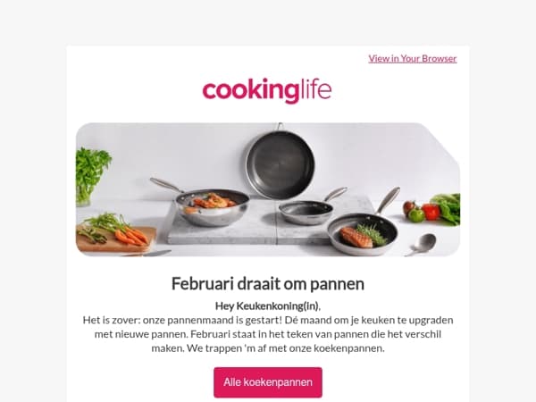 Bak, grill en kook... februari is pannenmaand!