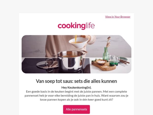 Met de juiste pannenset wordt koken een feestje 🍲