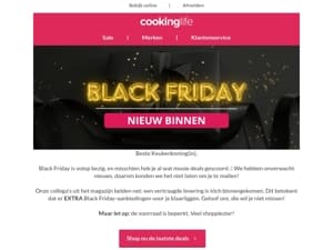 Onverwachts nieuws!