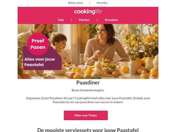 🍽️🐰 Vier Pasen met een heerlijk diner