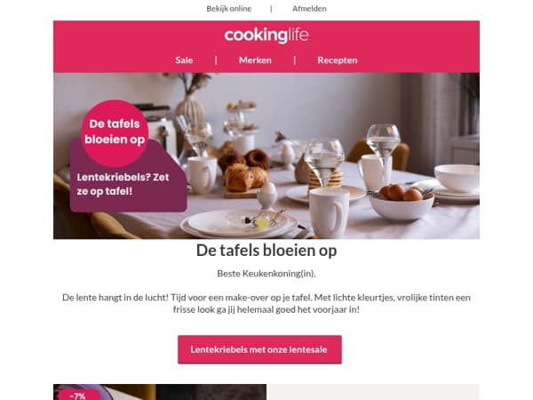 De tafels bloeien op! 🍽️🌼