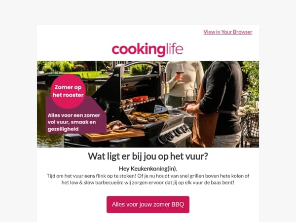 🔥 De BBQ is aan, grillen maar!