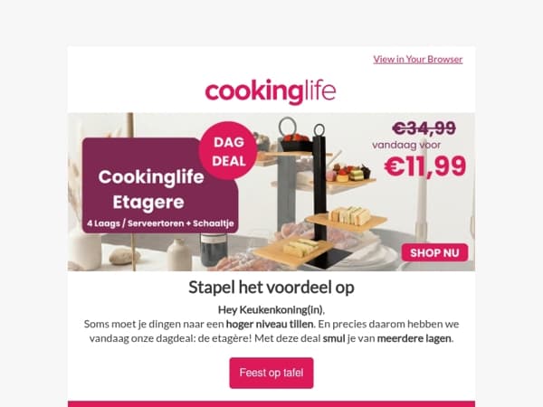 Deze dagdeal heeft meerdere lagen 🧁