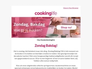 Zondag, Bakdag! 🍪