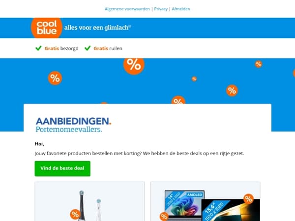 Bekijk onze prijzersterke aanbiedingen