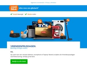 Bekijk nu onze scherpe vriendenprijzen