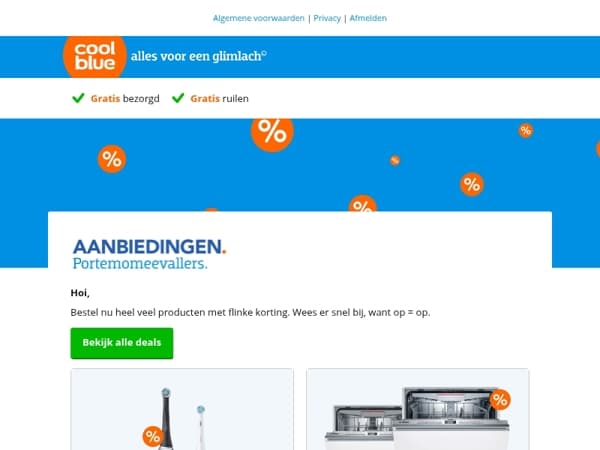 Heb jij onze topdeals al gezien?