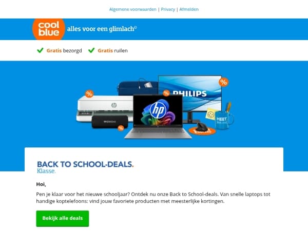 Ontdek onze Back to School-deals