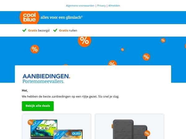 Heb jij onze topdeals al gezien?