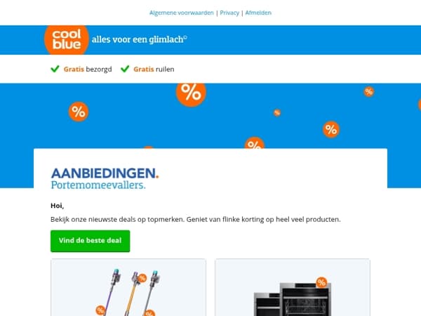 Bekijk de beste deals van dit moment