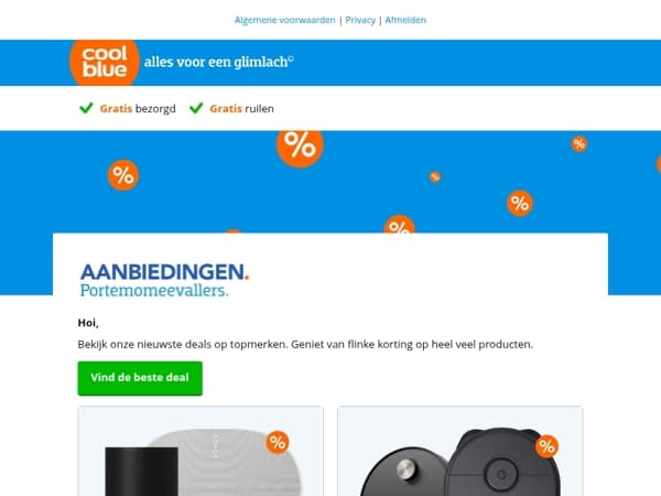 Bekijk de beste deals van dit moment